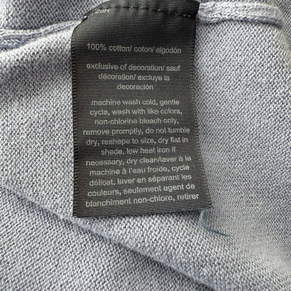 Tommy Hilfiger Womens Lightweight Pullover Sweater Medium Blue Round Hem - Picture 8 of 9